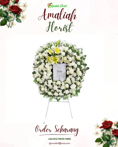 Krans Bunga Duka Cita di Semaya